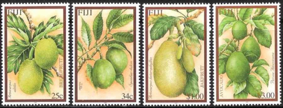 Почтовая марка Флора. Острова Фиджи. Михель № 1006-1009