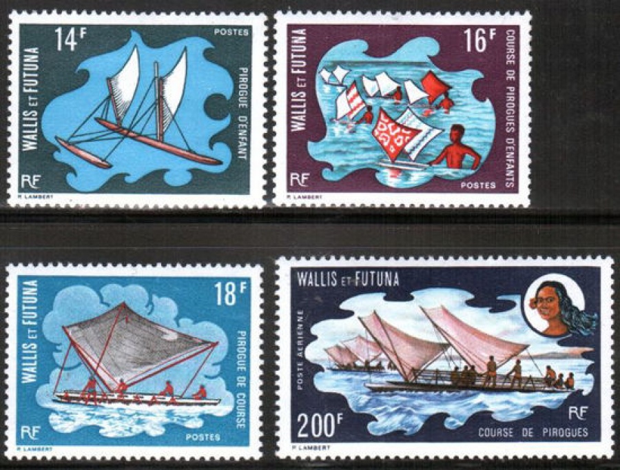 Почтовая марка Флот. Уоллис и Футуна. Михель № 238-241