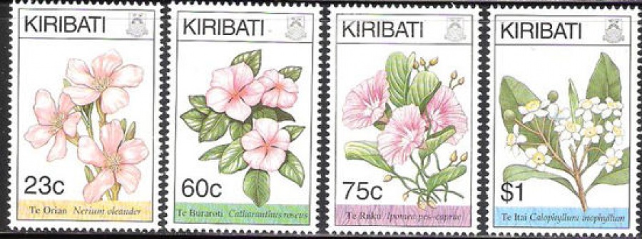 Почтовая марка Флора. Кирибати. Михель № 690-693