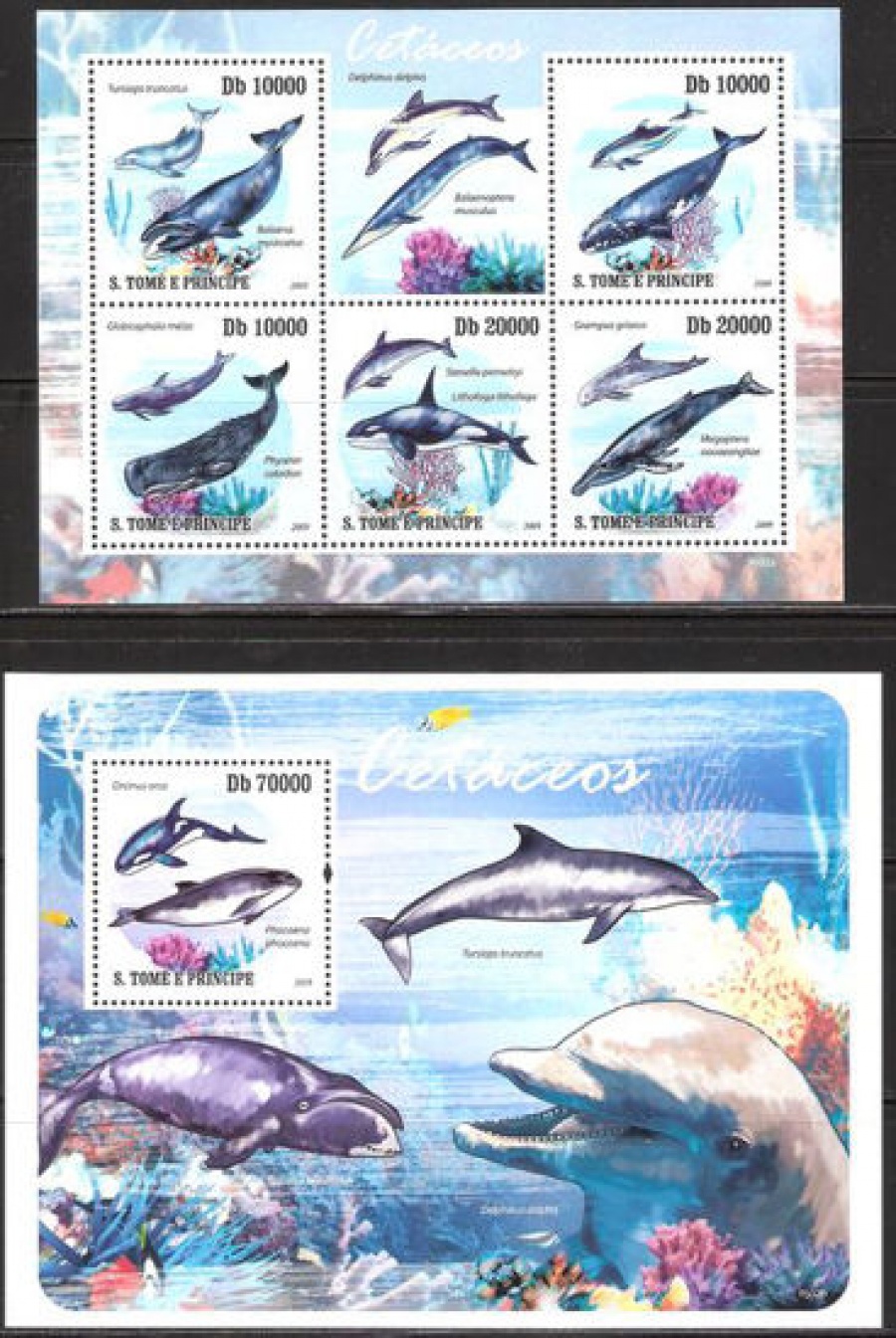 Почтовая марка НК. Сан - Томе и Принсипи. Михель № 4242-4246 и ПБ № 733