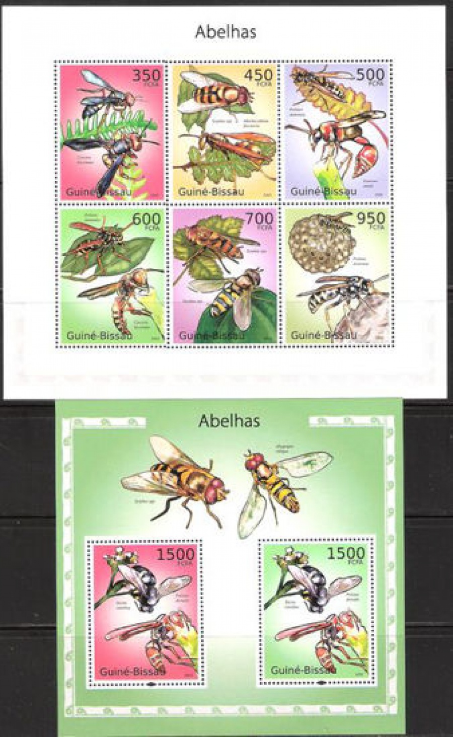 Почтовая марка НК. Гвинея-Бисау. Михель № 5073-5078 и ПБ № 873
