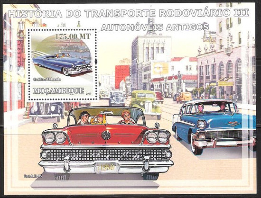Почтовая марка НК. Мозамбик. Михель № 3143 ПБ № 242