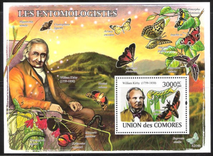Почтовая марка НК. Коморские острова. Михель № 2050 - ПБ № 464 с перфорацией