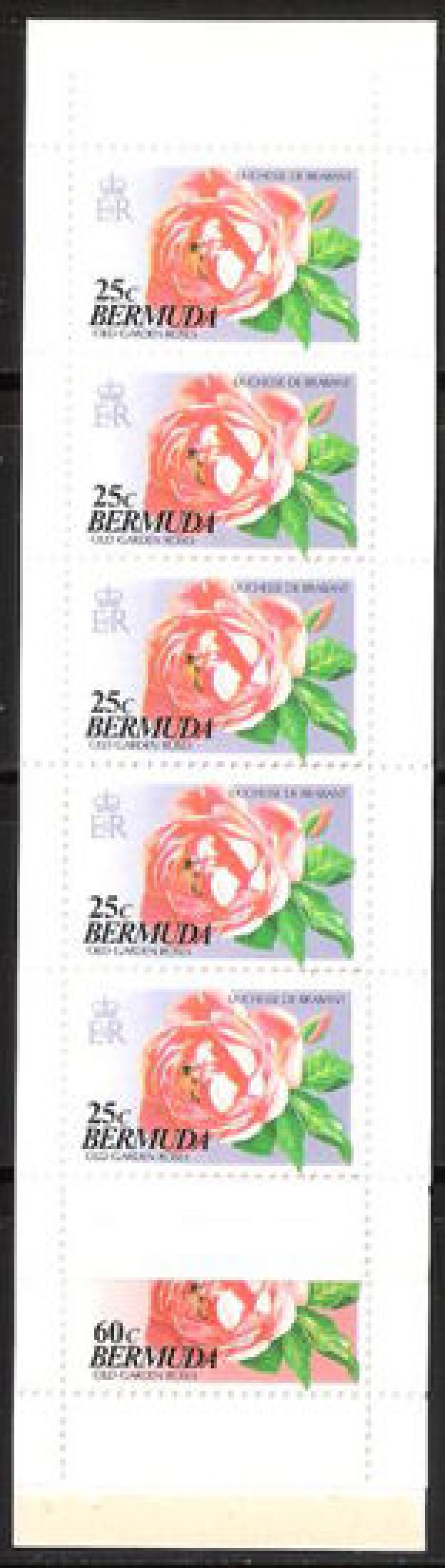 Почтовая марка Флора. Бермудские острова. Михель № 632,634 Буклет