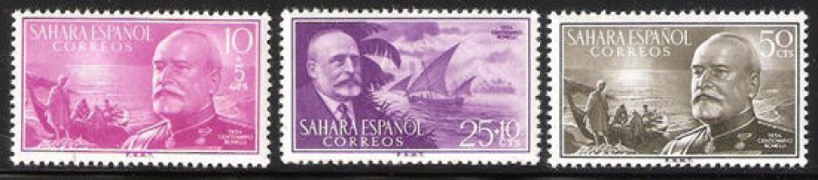 Почтовая марка Испанские колонии. Сахара. Михель № 151-153