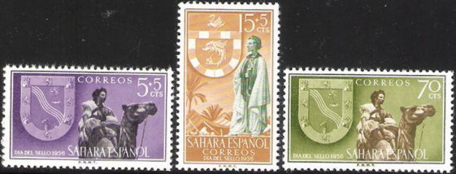 Почтовая марка Испанские колонии. Сахара. Михель № 161-163
