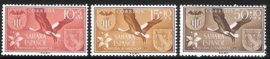 Почтовая марка Испанские колонии. Сахара. Михель № 177-179
