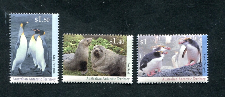 Почтовая марка "Антарктика" Австралийские территории  в Антарктике Михель №95-97