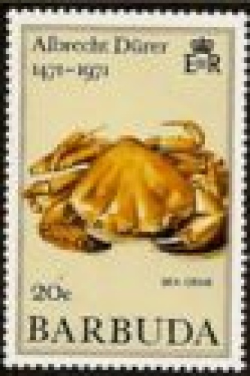 Почтовая марка Фауна, Барбуда. Михель № 103-106