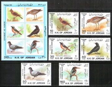 Почтовая марка Фауна. Кувейт. Михель № 1395-1400, Блок № 58