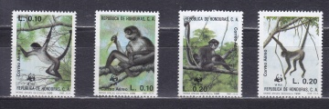 Почтовая марка Фауна Гондурас Михель №1084-1087