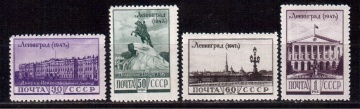 Почтовая марка СССР 1948г. Загорский №1134-1137**