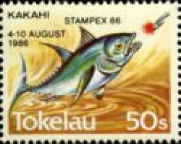 Почтовая марка Фауна. Острова Токелау. михель №129