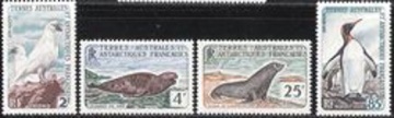 Почтовая марка Французские территории в Антарктике. Михель № 19-22