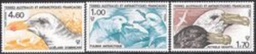 Почтовая марка Французские территории в Антарктике. Михель № 208-210