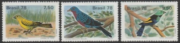 Почтовая марка Фауна Бразилия Михель №1651-1653