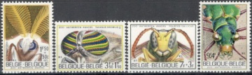 Почтовая марка Фауна Бельгия Михель №1663-1666