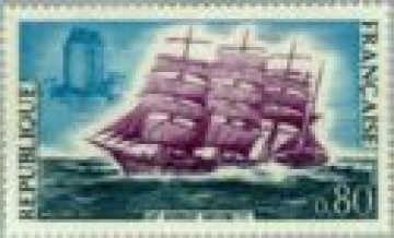 Почтовая марка Флот Франция Михель №1745