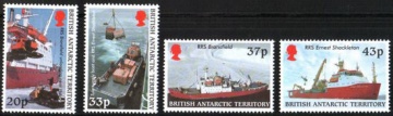 Почтовая марка «Антарктика». Британские территории в Антарктике. Михель № 307-310