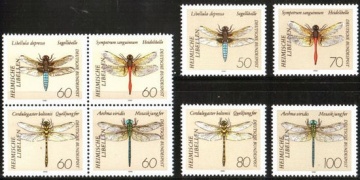 Почтовая марка Фауна. Германия. Михель № 1545-1552