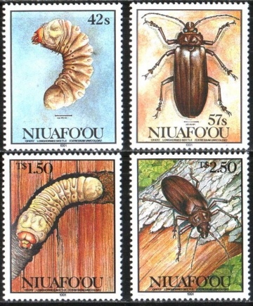 Почтовая марка Фауна. Тонго (Ниуафооу ) Михель № 194-197