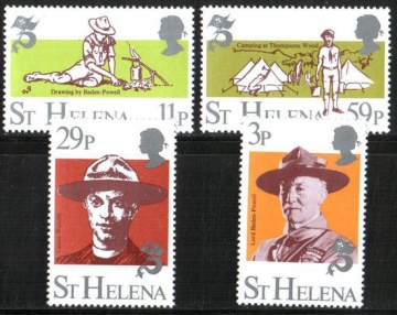 Почтовая марка Остров Святой Елены. Михель № 367-370
