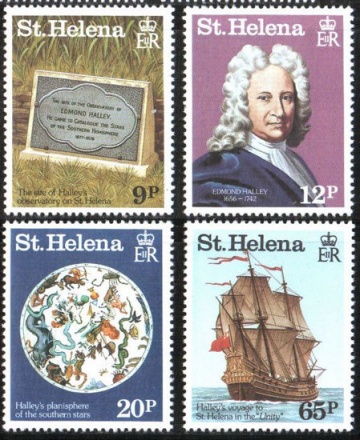 Почтовая марка Остров Святой Елены. Михель № 446-449