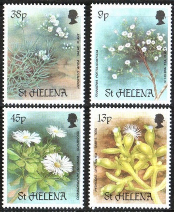 Почтовая марка Остров Святой Елены. Михель № 469-472