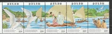 Почтовая марка Фауна Палау Михель №211-215
