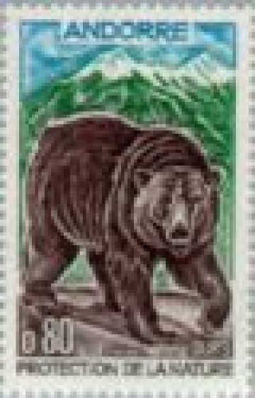 Почтовая марка Фауна Андорра Михель № 230-231