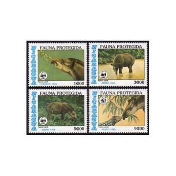 Почтовая марка Фауна Никарагуа Михель № 2627-2730
