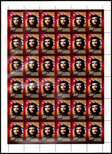 Лист почтовых марок - Россия 2009 № 1298 50 лет победы Кубинской революции