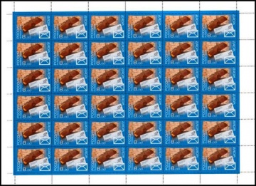 Лист почтовых марок - Россия 2008 № 1230 Письмо
