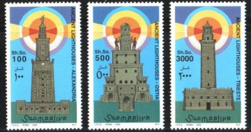 Почтовая марка Флот. Сомали. Михель № 976-978