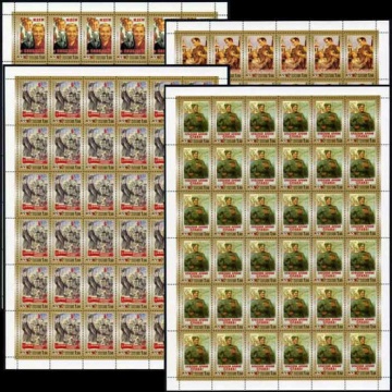 Лист почтовых марок - Россия 2000 № 574 - 577. 55-летие победы в Великой Отечественной войне 1941-1945