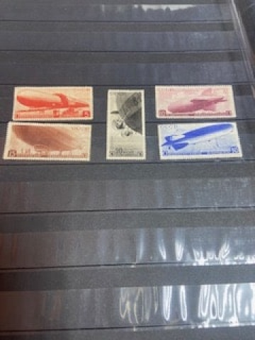 Почтовые марки СССР 1934г. Загорский №376-380**