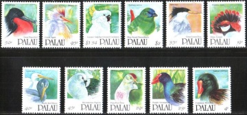 Почтовая марка Фауна. Палау. Михель № 427-437