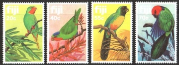 Почтовая марка Фауна. Острова Фиджи. Михель № 475-478