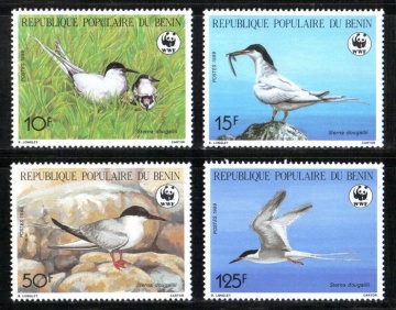 Почтовая марка Фауна. Бенин Михель № 476-479