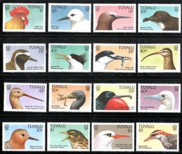 Почтовая марка Фауна. Тувалу. Михель № 489-504