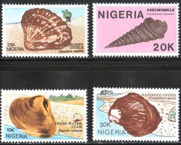 Почтовая марка Фауна.Нигерия. Михель № 499-502