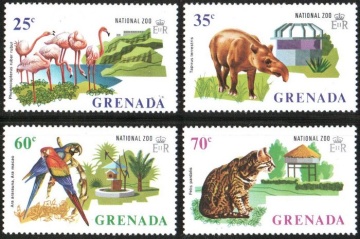 Почтовая марка Фауна. Гренада.Михель № 508-511