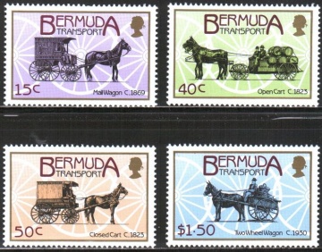 Почтовая марка Фауна. Бермудские Острова Михель № 521-524
