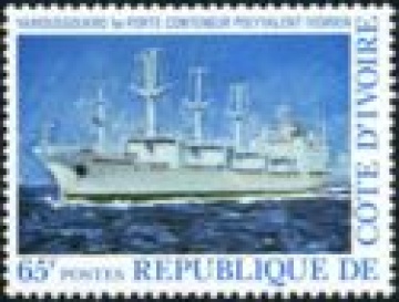 Почтовая марка Флот Кот-Дивуар Михель № 531