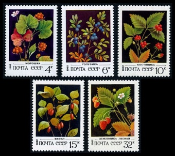 Почтовая марка СССР 1982г Загорский № 5205-5209