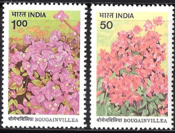 Почтовая марка Флора. Индия. Михель № 1022-1023