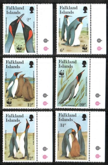 Почтовая марка Фауна. Фолклендские Острова. Михель № 538-543