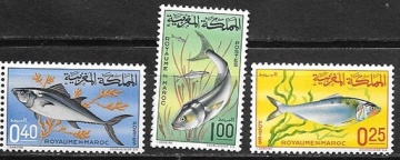 Почтовая марка Фауна Марокко Михель № 577-579