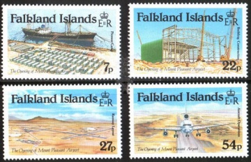 Почтовая марка Авиация 1. Фолклендские острова. Михель № 423-426