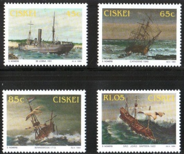 Почтовая марка Флот. Кискей. Михель № 246-249